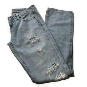 American Eagle Size 4 Distress Denim Jean